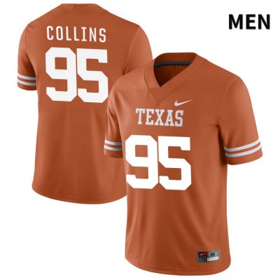 Texas Longhorns Men's #95 Alfred Collins Authentic Orange NIL 2022 College Football Jersey BGI78P4S